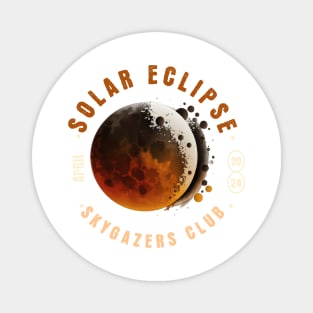 Solar Eclipse Sky Gazers Club Magnet